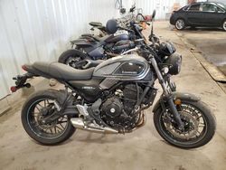 Salvage cars for sale from Copart Lansing, MI: 2023 Kawasaki ER650 M