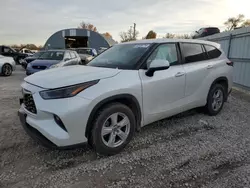 Salvage cars for sale at Wichita, KS auction: 2023 Toyota Highlander Hybrid LE