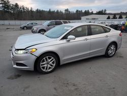 Salvage cars for sale at Windham, ME auction: 2015 Ford Fusion SE