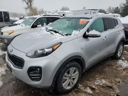 Salvage cars for sale from Copart Littleton, CO: 2017 KIA Sportage LX