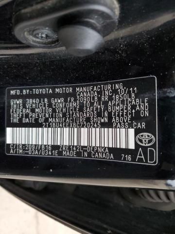 2011 Toyota Corolla Base