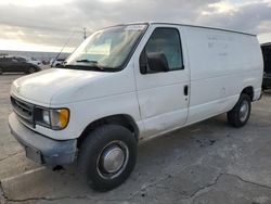 Salvage trucks for sale at Sun Valley, CA auction: 2001 Ford Econoline E250 Van