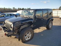 Salvage cars for sale at Windham, ME auction: 2015 Jeep Wrangler Unlimited Sahara