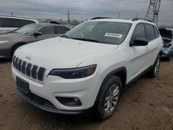 Jeep salvage cars for sale: 2022 Jeep Cherokee Latitude LUX