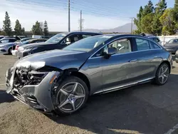 Salvage cars for sale at Rancho Cucamonga, CA auction: 2024 Mercedes-Benz EQE Sedan 350 4matic