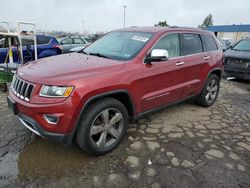 Vehiculos salvage en venta de Copart Woodhaven, MI: 2014 Jeep Grand Cherokee Limited