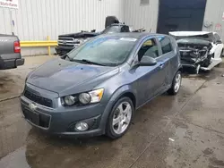 Chevrolet Sonic ltz salvage cars for sale: 2013 Chevrolet Sonic LTZ