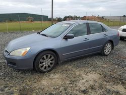 Salvage cars for sale at Tifton, GA auction: 2007 Honda Accord EX