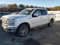 Ford salvage cars for sale: 2016 Ford F150 Supercrew