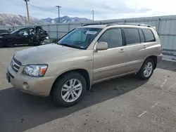 Salvage SUVs for sale at auction: 2006 Toyota Highlander Hybrid