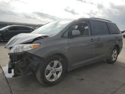 2012 Toyota Sienna LE en venta en Grand Prairie, TX