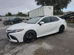 Salvage cars for sale at Orlando, FL auction: 2022 Toyota Camry XSE