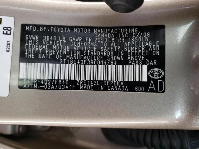 2009 Toyota Corolla Base