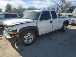 Salvage cars for sale at Wichita, KS auction: 2002 Chevrolet Silverado C1500