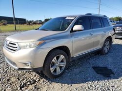 Vehiculos salvage en venta de Copart Tifton, GA: 2012 Toyota Highlander Limited