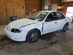 Salvage cars for sale at Ebensburg, PA auction: 2003 Chevrolet Cavalier