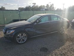 Salvage cars for sale at Riverview, FL auction: 2018 Mercedes-Benz C300