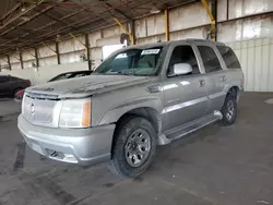 Salvage cars for sale at Phoenix, AZ auction: 2005 Cadillac Escalade Luxury