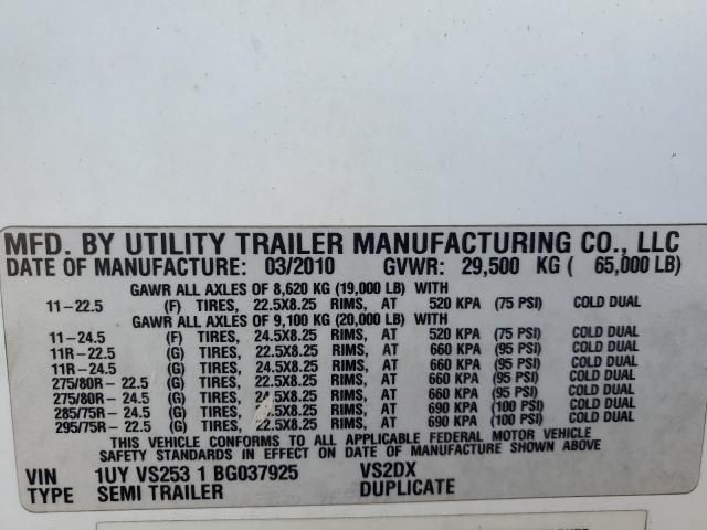 2011 Utility Trailer