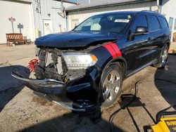 Salvage cars for sale at Pekin, IL auction: 2014 Dodge Durango Limited