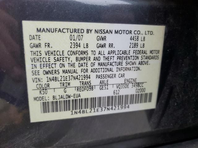 2007 Nissan Altima 3.5SE