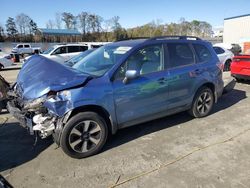 Salvage cars for sale at Spartanburg, SC auction: 2017 Subaru Forester 2.5I Premium