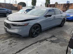 Salvage cars for sale at Wilmington, CA auction: 2023 Honda Accord Hybrid Sport