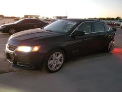 Salvage cars for sale at Grand Prairie, TX auction: 2016 Chevrolet Impala LS