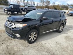 Salvage cars for sale at Spartanburg, SC auction: 2013 Toyota Highlander Base