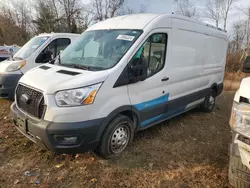 Salvage trucks for sale at North Billerica, MA auction: 2021 Ford Transit T-250