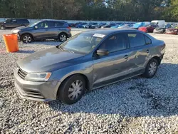 Salvage cars for sale at Ellenwood, GA auction: 2016 Volkswagen Jetta S