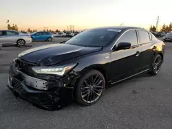 Salvage cars for sale at Rancho Cucamonga, CA auction: 2022 Acura ILX Premium A-Spec