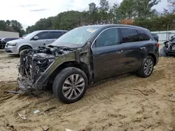 Salvage cars for sale at Seaford, DE auction: 2016 Acura MDX Technology