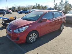 Hyundai Accent salvage cars for sale: 2015 Hyundai Accent GS