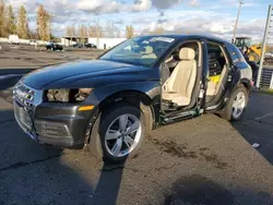 Salvage cars for sale at Portland, OR auction: 2018 Audi Q5 Premium