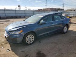 Salvage cars for sale from Copart Chicago Heights, IL: 2019 Ford Fusion S