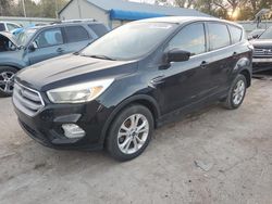 Salvage cars for sale from Copart Wichita, KS: 2017 Ford Escape SE