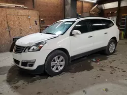 Salvage cars for sale at Ebensburg, PA auction: 2014 Chevrolet Traverse LT