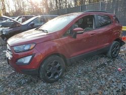 Salvage cars for sale at Waldorf, MD auction: 2018 Ford Ecosport SES