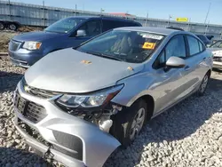 Salvage cars for sale at Cahokia Heights, IL auction: 2016 Chevrolet Cruze LS