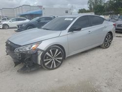 Nissan salvage cars for sale: 2021 Nissan Altima SR