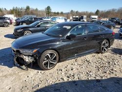 Honda salvage cars for sale: 2018 Honda Accord Sport