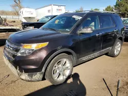 Salvage cars for sale from Copart Littleton, CO: 2013 Ford Explorer Limited