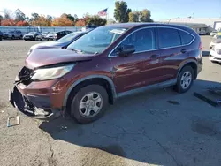 Salvage cars for sale at Martinez, CA auction: 2015 Honda CR-V LX