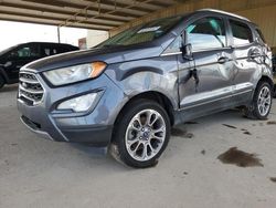 Ford salvage cars for sale: 2020 Ford Ecosport Titanium