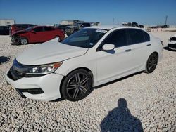 Honda Accord salvage cars for sale: 2017 Honda Accord Sport