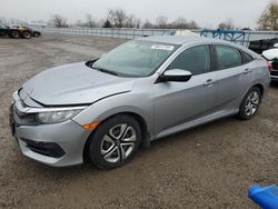 Salvage cars for sale at London, ON auction: 2017 Honda Civic LX