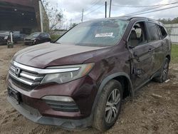 Honda Pilot salvage cars for sale: 2016 Honda Pilot EXL