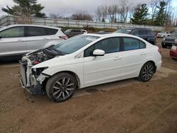 Honda salvage cars for sale: 2015 Honda Civic EXL