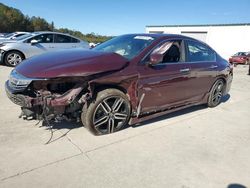 Salvage cars for sale at Gaston, SC auction: 2017 Honda Accord Sport Special Edition